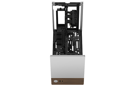 Gabinete Gamer Fractal Design Terra, Aço, S -Fan, S-Fonte, Prata